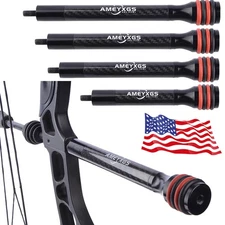 Archery Bow Stabilizer 6" 8" 10" 12" Carbon Balance Bar Hunting Rod Dampener