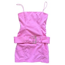 NWOT Lovers & Friends Lorelai Orchid Pink Cargo Belt Mini Bodycon Dress
