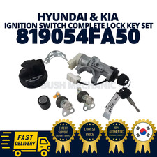 Jeu complet de clés de verrouillage interrupteur d'allumage Hyundai Kia d'ori...