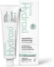 Davids Fluoride-Free Nano Hydroxyapatite Toothpaste, Enamel Remineralizing..