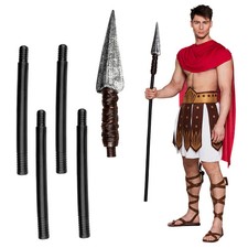 Spartanischer Speer 5-teilig 150 cm Kostümwaffe für Krieger Gladiator Fasching