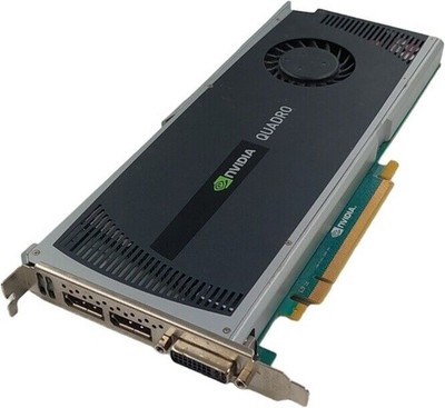 Nvidia Quadro 4000 Grafikkarte 2GB GDDR5 256 Bit 2560 x 1600 Pixel PCI Express x