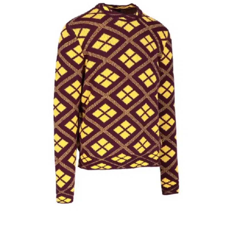 Prada Raf Simons Geometric Pattern Wool Cashmere … - image 3
