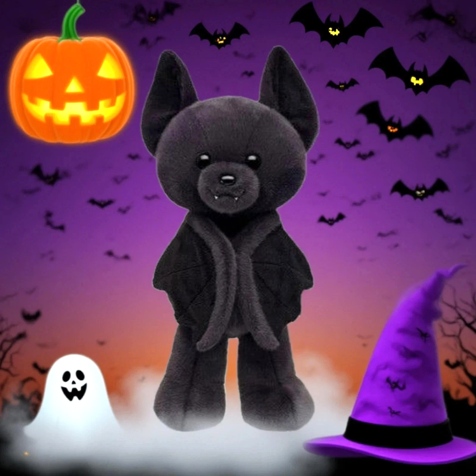 BUILD A BEAR Posable Bat Halloween Plush 2025 Edition Brand New - Fast Shipping