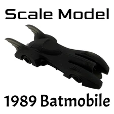 Batmobile - Burton '89' - HO Scale - Black