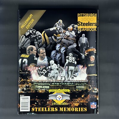 Pittsburgh Steelers 2000 Yearbook Millennium Edition NFL Three Rivers Stadium