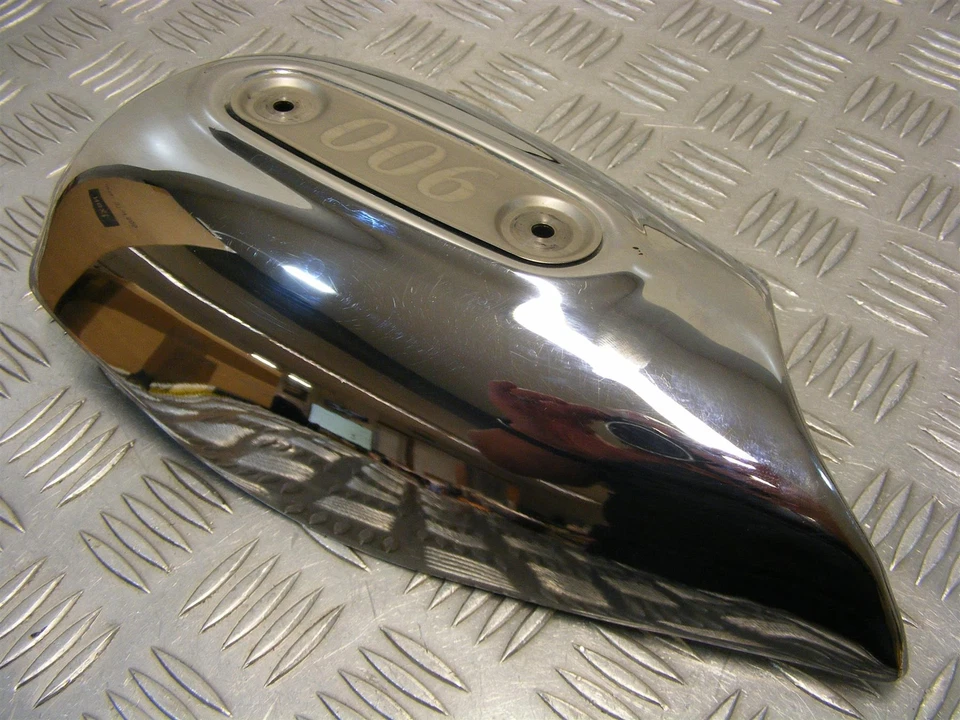 Cubierta de caja de aire derecha Triumph Legend TT 900 cromada 1998 a 2001 TT900 A865 Foto 3 de 4