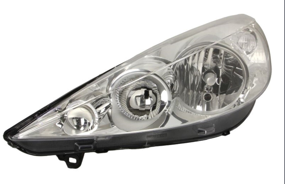 Phare gauche Peugeot 206 électrique anti buée avec moteur de phares H7 H1