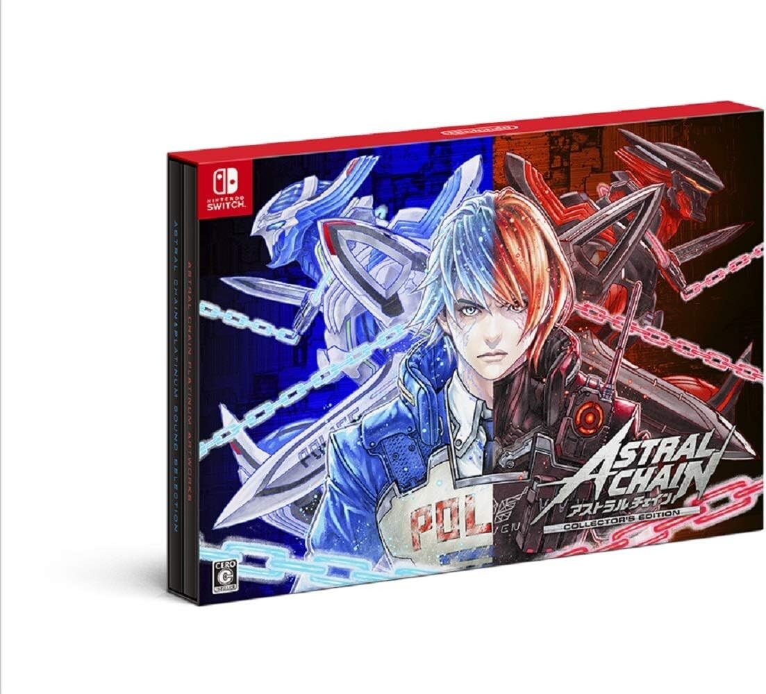 Nintendo Switch Astral Chain Collector's Edition Game soft Art