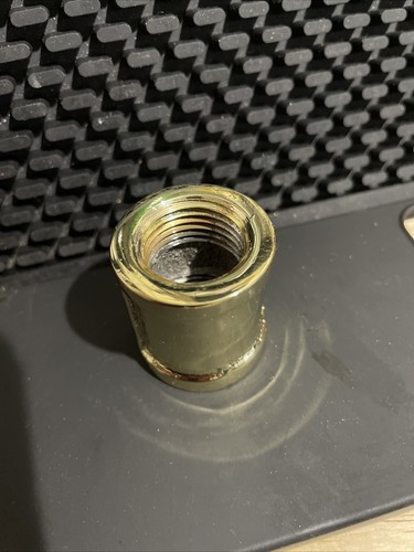 1/2 Inch Coupling BRASS GOLD FINISH Female Pipe Thread - Picture 6 of 6