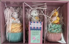 Sweet Treats Easter Cupcakes Decor Set of 3 - BNWT