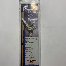 Pegas Metal Cutting Scroll Saw Blades Size 1, TPI 48 (1 gross)