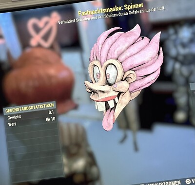 Fallout 76 Kleidung Fastnachtsmaske: Spinner PlayStation