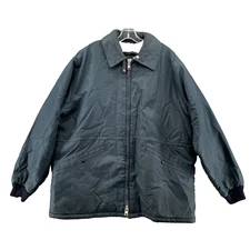 Vintage West Wind Buccaneer Jacket Men XL Green Barn Chore Fleece Lined Workwear