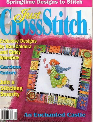 JUST CROSS STITCH VINTAGE JUST NAN CROSS STITCH MAGAZIN - APRIL 2005 (USA)