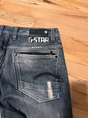 G-Star Raw Denim Jeans Mens RN 104506 CA 41169 Model 3301 Size 33x32