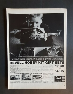 Revell Model Authentic Kits Promo Print Ad 1956