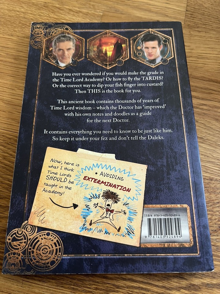 Doctor Who How to Be A Time Lord Official Guide Hardcover VERY