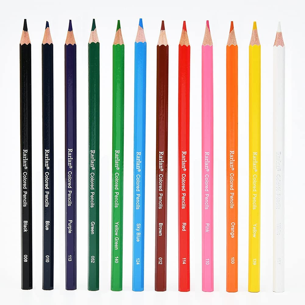 Colored Pencils Bulk, Pre-Sharpened Colored Pencils for Kids, 12 Assorted Col...