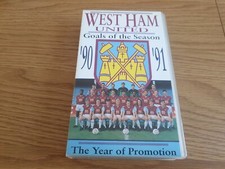 WEST HAM UNITED GOALS OF THE SEASON 1990/91 ON VHS