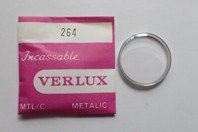 VERRE MONTRE PLONGÉE BAGUE CHROMÉE AQUATIC VERLUX DIAMETRE 22