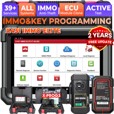 2026 Launch X431 IMMO Plus mit X-PROG 3 OBD2 Diagnosegerät IMMO Key Programmier