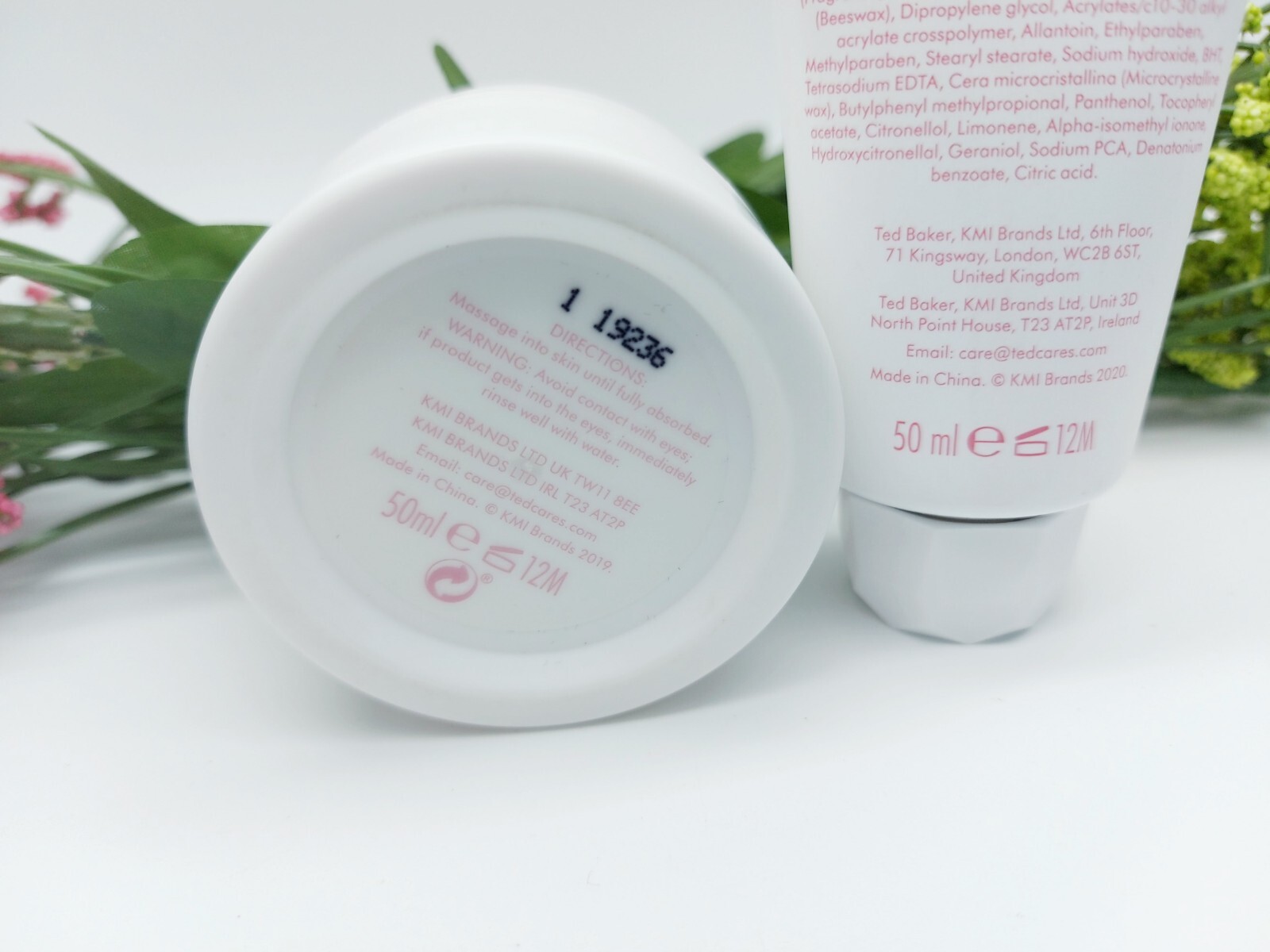 New Ted Baker Floral Bliss Hand Cream 50ml & Body Souffle Sealed Tub