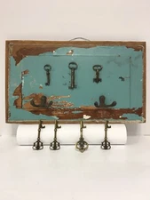 Vintage Modern Skeleton Key Wall Hanging Hook With Keys