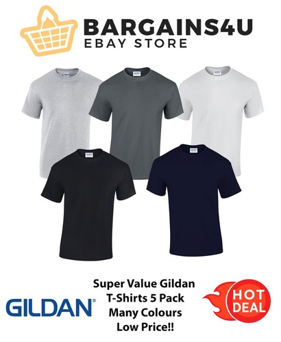 Heavy Cotton Plain Short Sleeve T Shirt 