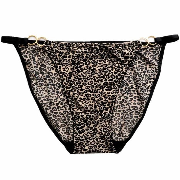 3er oder 5er Pack Set Sexy Damen Bikini Höschen Leopard String Voll Slips Dessous - Bild 3 von 4