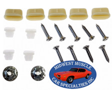 Dash Pad Gauge Bezel Carrier Assembly Mounting Hardware 1967 Gto Lemans B20