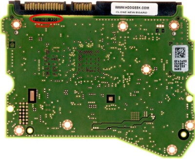WD120EMAZ-11BLFA0 004-0B41714 0F41493 Circuit Board Repair for HDD data recovery