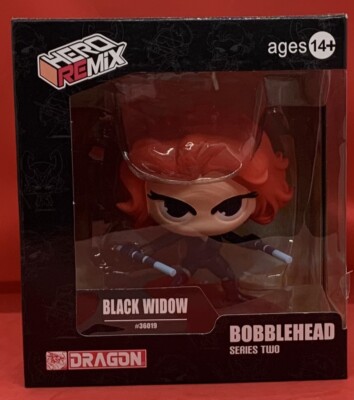 HERO REMIX DRAGON BLACK WIDOW BOBBLEHEAD Collectible Action Figure New
