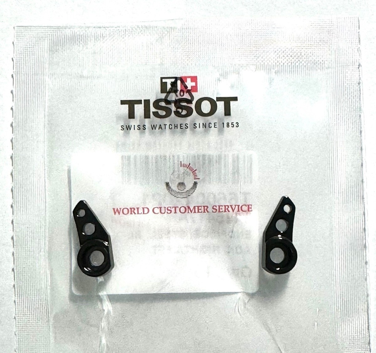 Original Tissot T-Race Black 2 END-PIECE For Watch Band Case