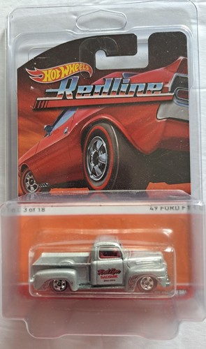 New HOT WHEELS REDLINE 1:64 DIE CAST 1949 49 FORD F1 PICK UP TRUCK with Case