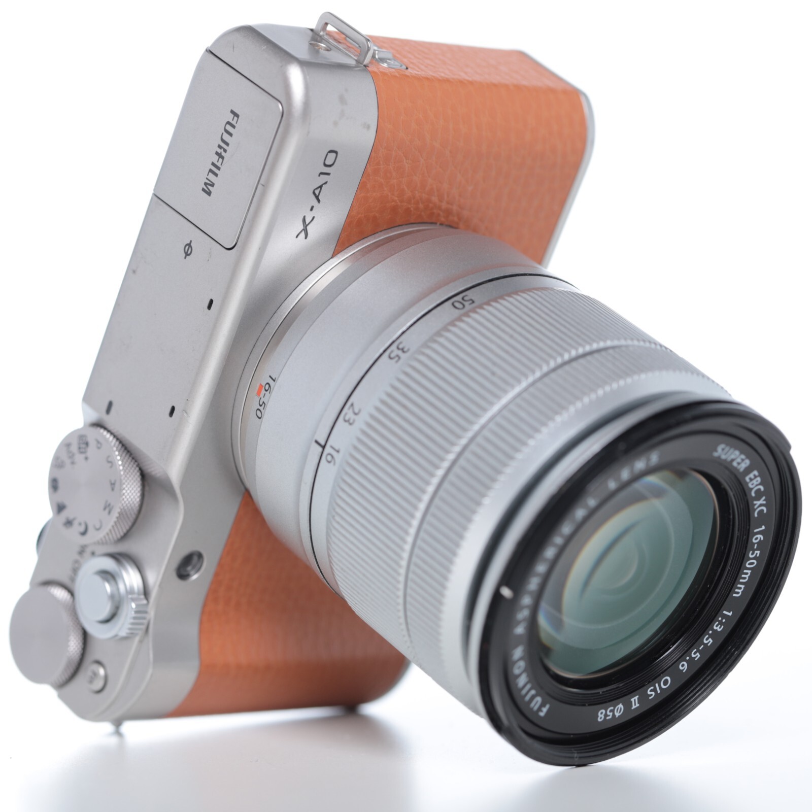 Fujifilm X-A10 16.3MP Mirrorless Camera with 16-50mm Lens in Brown - Excellent Condition
