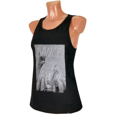 Adidas Originals Damen Graphic Tank Top Shirt Dance Festival Logo schwarz XS-L