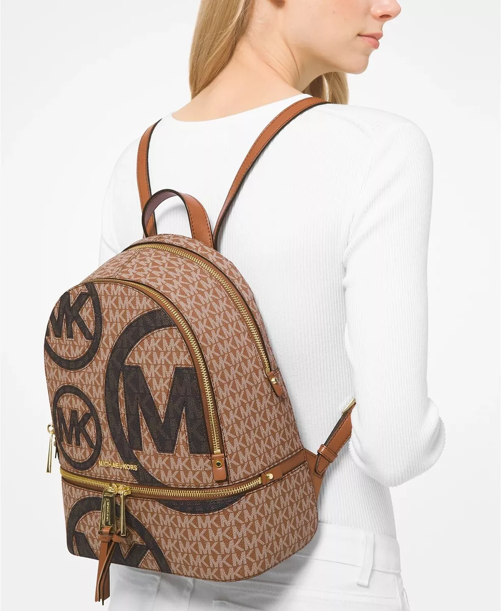 MICHAEL Michael Kors, Rhea Medium Backpack, Brown, One Size