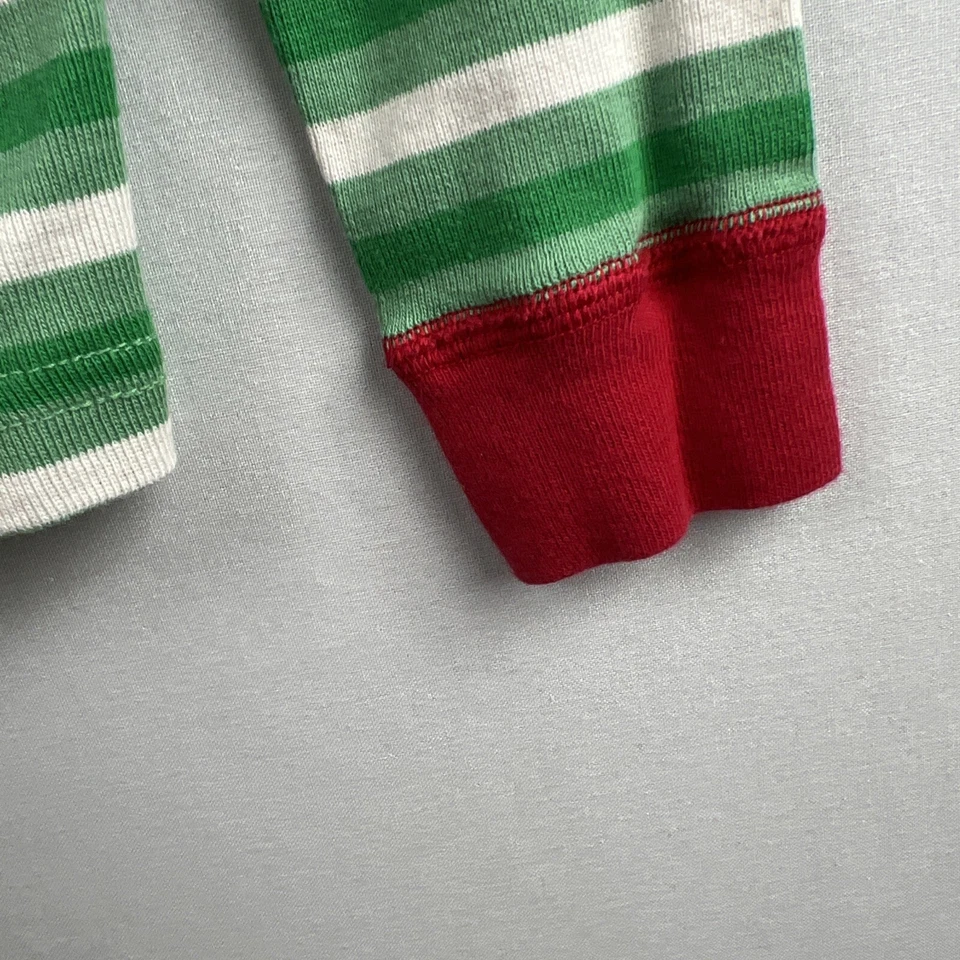 Hanna Andersson Disney Mickey Mouse Christmas pajamas size 130 US Size 8 Green - Image 4 of 4