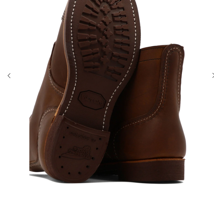 Red Wing Heritage Men's Round Toe Boots Iron Ranger 8111 Amber