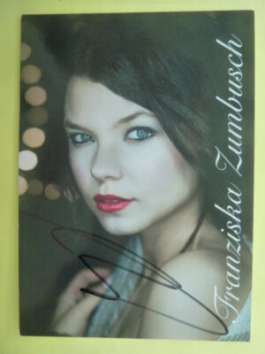 Franziska Zumbusch (Model) 1. Vize Miss World Germany 2013 - Autogrammkarte
