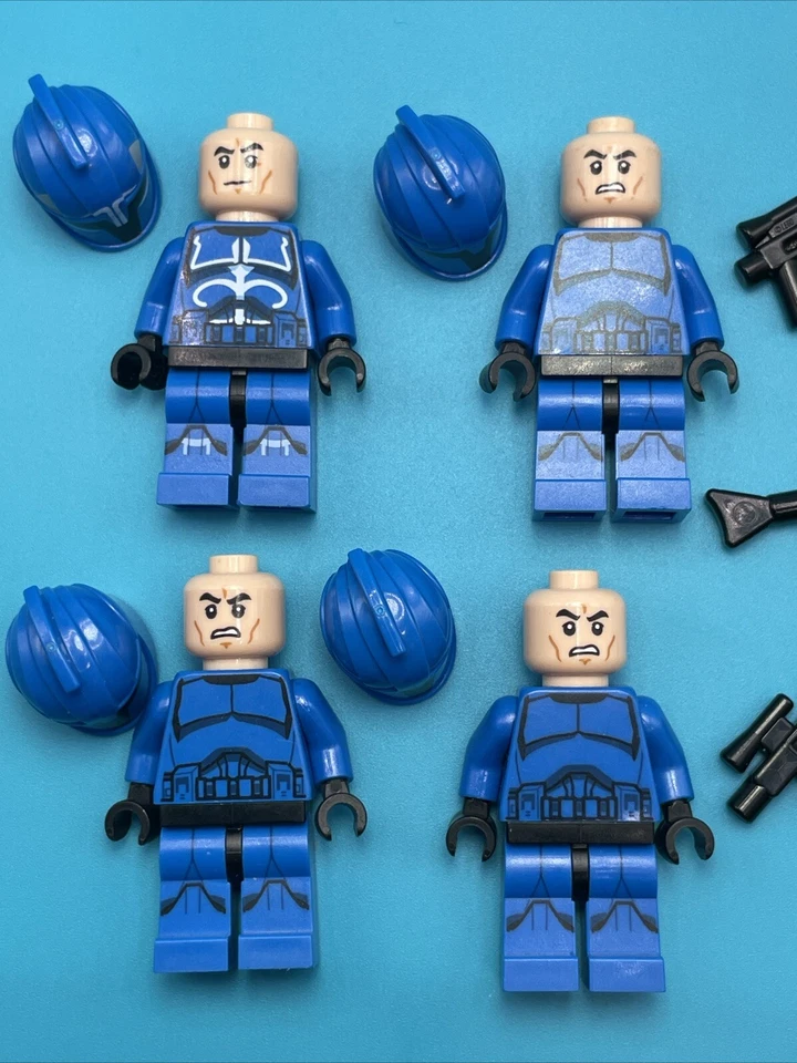 Lego Star Wars Senate Commando Trooper Minifigure Pack of 4 Figs 75088 - Image 3 of 3