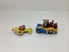 Vintage 80s Corgi Jr POPEYE PADDLE WAGON + Corgi OLIVE OYL in Her PLANE NICE!!!