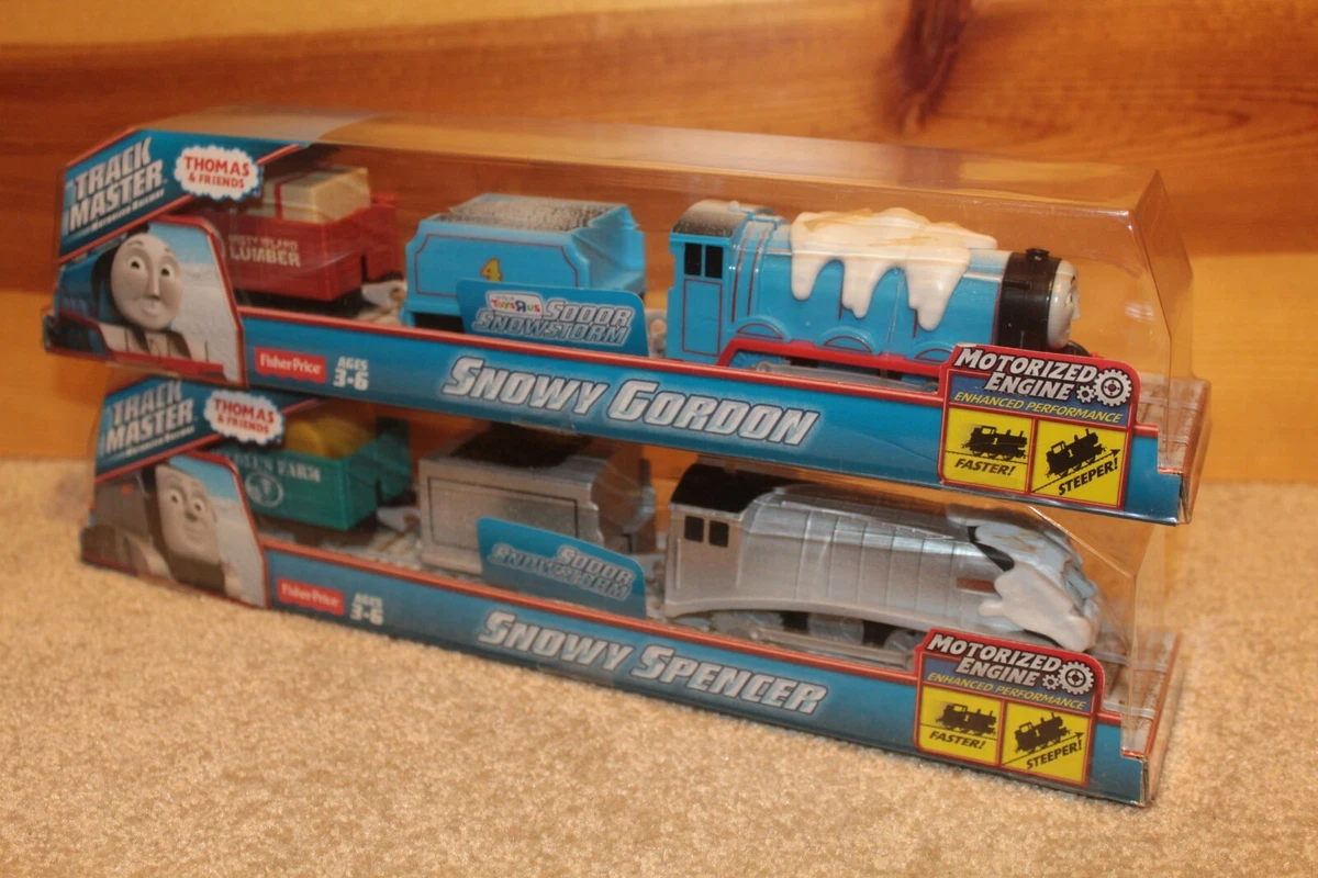 NEW Trackmaster SNOWY GORDON SPENCER Thomas 2014 Mattel CCP 31 CCP32 Motorized