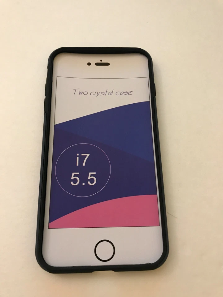 iPhone 7/8 Plus Heavy Duty Dual Layer Armor Protective Case- Blue Navy  - Image 3 of 4