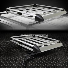50x 31aluminum Roof Rack Carsuv Top Cargo Luggagebag Carrier Basketcrossbar