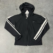 Vintage Nike zip up hoodie track jacket women s Size Medium Sports
