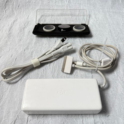 #ad DJI Phantom 4 Pro Parts Lot – OEM Power Adapter 3 UV Filters PolarPro Cords $48.77