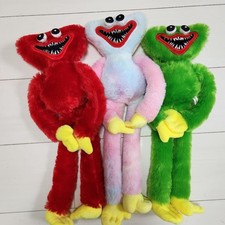 Poppy Playtime Huggy Wuggy Plush Doll Set of 3 Red Pink Green Japan