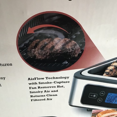 Parrilla y prensa eléctrica 3 en 1 interior SHAQ NUEVA EN CAJA - VENDEDOR DE EE. UU. - Imagen 11 de 24